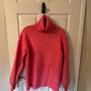 Show Me Your Mumu Pink Oversized Turtleneck